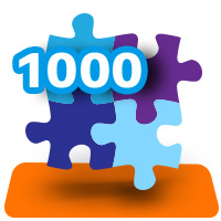 1000 peças
