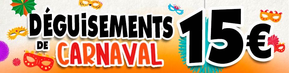 Déguisements à 15 €
